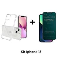 Capinha Anti Impacto + Película Privacidade Fosca 9D Anti Espião Para Iphone 13 Capinha Anti Impacto + Película Privacidade Fosca 9D Anti Espião Para Iphone 13