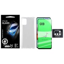 capinha Anti Impacto Transparente + Pelicula 9d Ceramica + Pl Camera GALAXY A51 A515F 6.5 - Cell In Power25