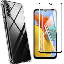 Capinha Anti Queda + Pelicula de Vidro 3D Para Samsung Galaxy M14 Capinha Anti Queda + Pelicula de Vidro 3D Para Samsung Galaxy M14