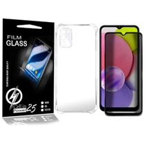 Capinha Anti-shock + Película Privacidade P/ Galaxy A03S A037 6.5 - Cell In Power25 Capinha Anti-shock + Película Privacidade P/ Galaxy A03S A037 6.5 - Cell In Power25