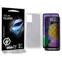 Capinha Anti-shock + Película Privacidade P/ LG K62 LMK520BMW - Cell In Power25 Capinha Anti-shock + Película Privacidade P/ LG K62 LMK520BMW - Cell In Power25