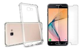 Capinha Antichoque + Película De Vidro Para Samsung J5 Prime