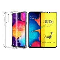 Capinha Antichoque + Película Gel 5D Para Samsung Galaxy A50