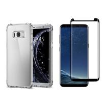 Capinha Antichoque + Película Gel 5D Para Samsung Galaxy S8