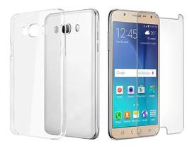 Capinha Antichoque Película Vidro Para Samsung J7 Metal 2016