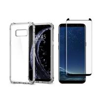 Capinha Antichoque + Vidro 5D Para Samsung Galaxy S8+ Plus Capinha Antichoque + Vidro 5D Para Samsung Galaxy S8+ Plus
