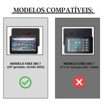 Capinha Auto Sleep Para New Tablet Fire Hd7 2022 7 Polegadas