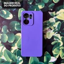 Capinha Aveludada Para Oppo Reno 13F ou Kit Com Película 3D / Hidrogel / Privativa