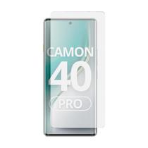 Capinha Aveludada Para TECNO CAMON 40 PRO ou Kit Capa e Película Hidrogel / Gel Privacidade