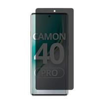 Capinha Aveludada Para TECNO CAMON 40 PRO ou Kit Capa e Película Hidrogel / Gel Privacidade