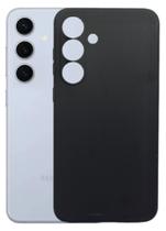 Capinha Capa Anti Impacto Aveludada Preta Para Galaxy S25