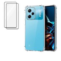 Capinha Capa Anti Impacto Compatível Para Xiaomi MI Poco X5 Pro + Película de Vidro Capinha Capa Anti Impacto Compatível Para Xiaomi MI Poco X5 Pro + Película de Vidro