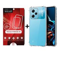 Capinha Capa Anti Impacto Compatível Para Xiaomi MI Poco X5 Pro + Película Hidrogel Hd