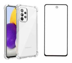 Capinha Capa Anti Impacto Para Galaxy A72 + Pelicula 3D Galaxy A72