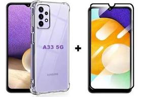 Capinha Capa Anti Queda P/ Galaxy A33 5g + Pelicula Vidro 3D
