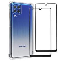 Capinha Capa Anti Shock Galaxy M62 + 2x Películas 3D Vidro Temperado