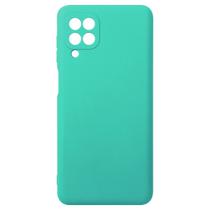 Capinha Capa Azul Turquesa Fosca Lisa Premium Celular compatível Galaxy M22 M225 6.4 - Cell In Power25