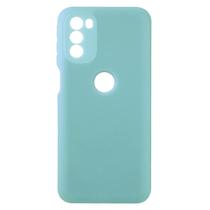 Capinha Capa Azul Turquesa Fosca Lisa Premium Celular compatível Moto G31 Xt2173-1 - Cell In Power25
