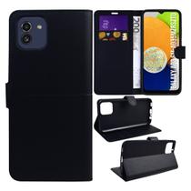 Capinha Capa Carteira De Luxo compativel Galaxy A03 A035 6.5 - Cell In Power25