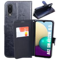 Capinha Capa Carteira De Luxo GALAXY A02 A022 6.5 - Cell In Power25