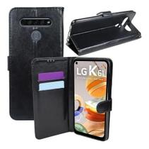 Capinha Capa Carteira De Luxo Para LG K61 Lmq630baw Tela 6.5