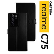 Capinha Capa Carteira Flip Compativel Para Realme C75 6.72