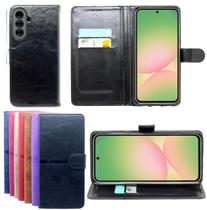 Capinha Capa Carteira Para Galaxy A56 + Pelicula Privacidade