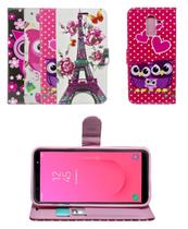 Capinha Capa Carteira Para Galaxy J6 Coruja1 Feminina