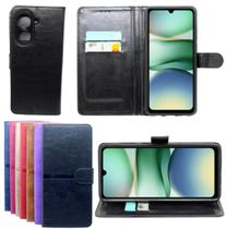 Capinha Capa Carteira Para Redmi A5 + Pelicula Privacidade