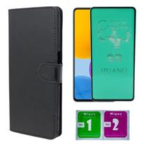 Capinha Capa Carteira + Pelicula Ceramica Para Galaxy M13 Capinha Capa Carteira + Pelicula Ceramica Para Galaxy M13