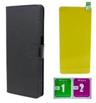 Capinha Capa Carteira + Pelicula Gel Para Redmi Note 8 Pro