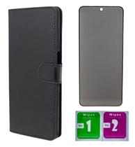 Capinha Capa Carteira + Pelicula Privacidade Para Galaxy A16 Capinha Capa Carteira + Pelicula Privacidade Para Galaxy A16