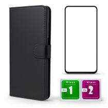 Capinha Capa Carteira + Pelicula Vidro 3d Para Moto G56