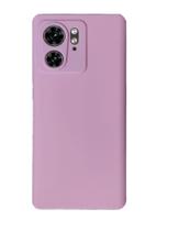 Capinha Capa Case Moto Motorola Edge 40 5G Silicone Aveludada Proteção de Câmera Colorido