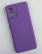 Capinha Capa Case Motorola Moto Edge 30 Fusion Silicone Aveludada Proteção de Câmera Premium