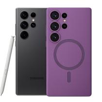 Capinha Capa Case S25 Ultra Tpu Magnetica Flexível Samsung Case Carregamento sem Fio Mag Safe Magnetica