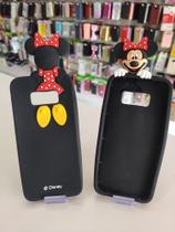 Capinha Capa Celular Samsung Galaxy S8 Emborrachada Minnie