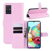 Capinha Capa Flip Wallet Carteira Galaxy A71 Tela De 6.7" Case 360 Couro - Primeiros Danet