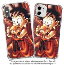 Capinha Capa para celular Iphone X XS XR XS Max Dragon Ball Z Kid Goku DRB9V
