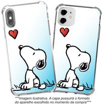Capinha Capa para celular Iphone X XS XR XS Max Snoopy Love SNP13V - Fanatic Store
