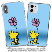 Capinha Capa para celular Iphone X XS XR XS Max Snoopy Woodstock SNP2V