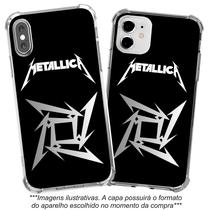 Capinha Capa para celular Motorola Moto E20 E22 E32 E40 Edge 30 Edge 30 Pro Banda Metallica Heavy Metal MTL4