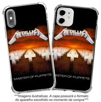 Capinha Capa para celular Motorola Moto E20 E22 E32 E40 Edge 30 Edge 30 Pro Banda Metallica Heavy Metal MTL8