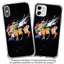 Capinha Capa para celular Motorola Moto E20 E22 E32 E40 Edge 30 Edge 30 Pro Cavaleiros do Zodiaco CDZ3