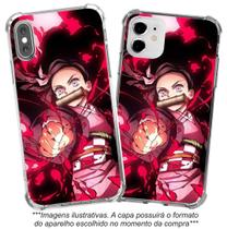 Capinha Capa para celular Motorola Moto E20 E22 E32 E40 Edge 30 Edge 30 Pro Demon Slayer Nezuko Kamado DMS14