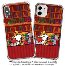 Capinha Capa para celular Motorola Moto G31 G41 G50 G60 G60s G71 G100 Snoopy Book SNP12V - Fanatic Store