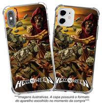 Capinha Capa para celular Motorola Moto G6 G6 Plus G6 Play Banda Helloween Heavy Metal HLW3