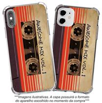 Capinha Capa para celular Motorola Moto One Zoom One Hyper One Fusion Plus Fita K7 Cassete Awesome Mix GDG1V