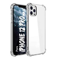 Capinha Capa Para iPhone 12 Pro Max de 6,7" Silicone Tpu Transparente Anti Impacto Luxo - Alamo