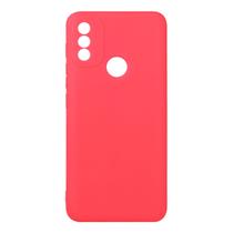 Capinha Capa Rosa Chiclete Fosca Lisa Premium Celular compatível Moto E20 6.5 XT2155 - Cell In Power25